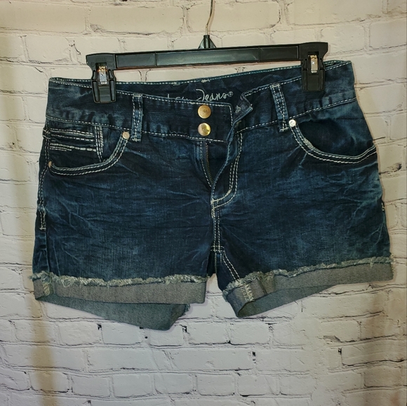 Ariya Pants - Distressed jean shorts  size 11/12, juniors. Great Condition. Ariya jeans